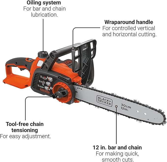 BLACK+DECKER 40V Max Cordless Chainsaw Review